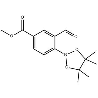 Asam Benzoat, 3-formil-4-(4,4,5,5-tetrametil-1,3,2-dioxaborolan-2-yl)-, Metil Ester No CAS: 2271348-22-0